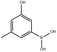 3-Hydroxy-5-methylphenylboronic acid Struktur