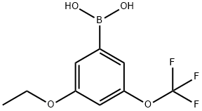 3-Ethoxy-5-(trifluoromethoxy)phenylboronic acid Struktur