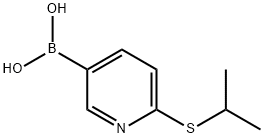 6-(Isopropylthio)pyridine-3-boronic acid Struktur