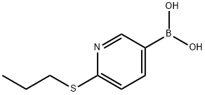 6-(Propylthio)pyridine-3-boronic acid Struktur