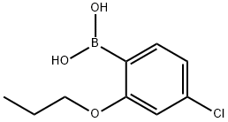 4-Chloro-2-propoxyphenylboronic acid Struktur