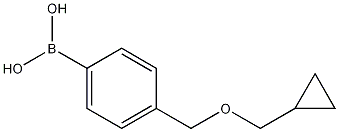 4-[(cyclopropylmethoxy)methyl]phenylboronic acid Struktur