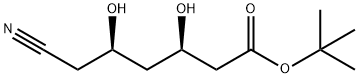 (3R,5R)-6-Cyano-3,5-dihydroxy-hexanoic Acid tert-Butyl Ester Struktur