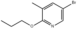 5-Bromo-3-methyl-2-propoxypyridine Struktur