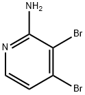 2-Amino-3,4-dibromopyridine Struktur