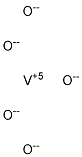 Vanadium(V) pentoxide Struktur