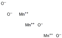 Trimanganese tetraoxide Struktur