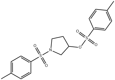 1-Tosyl-3-pyrrolidinol Tosylate Struktur