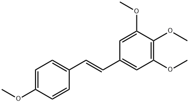 3,4,5,4'-TETRAMETHOXYSTILBENE Struktur