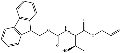 N-Fmoc-L-threonine Allyl Ester Struktur