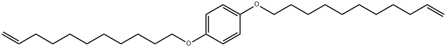 1,4-Bis(10-undecenyloxy)benzene Struktur