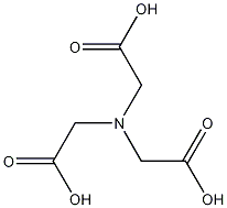 Nitrilotriacetic acid Struktur