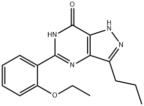 5-(2-Ethoxyphenyl)-3-propyl-1,6-dihydro-7H-pyrazolo[4,3-d]pyrimidin-7-one Struktur