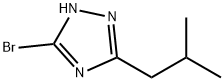 1H-1,2,4-triazole, 3-bromo-5-(2-methylpropyl)- Struktur