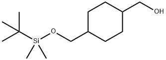 [4-(tert-Butyldimethylsilyloxymethyl)cyclohexyl]methanol
 Struktur