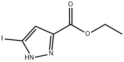 ethyl 5-iodo-1H-pyrazole-3-carboxylate Structure