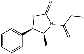 (4S,5R)-4-Methyl-5-phenyl-3-propionyl-2-oxazolidinone Struktur