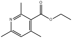 2,4,6-Trimethylpyridine-3-carboxylic acid ethyl ester Struktur