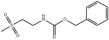 [2-(Methylsulfonyl)ethyl]carbamic Acid Benzyl Ester Struktur