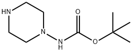 tert-butyl piperazin-1-ylcarbamate Struktur