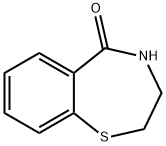 3,4-dihydrobenzo[f][1,4]thiazepin-5(2H)-one Struktur