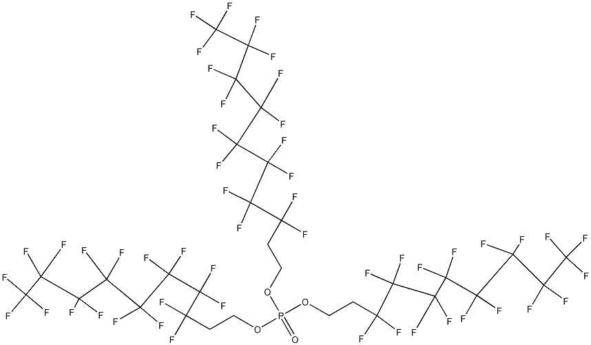 Tris[2-(perfluorooctyl)ethyl] Phosphate Struktur