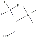 2-Hydroxy-N,N,N-trimethylethanaminium tetrafluoroborate Struktur