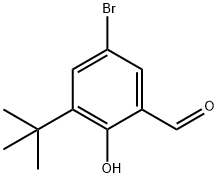 5-bromo-3-tert-butyl-2-hydroxybenzaldehyde Struktur