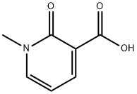 3-pyridinecarboxylic acid, 1,2-dihydro-1-methyl-2-oxo- Struktur