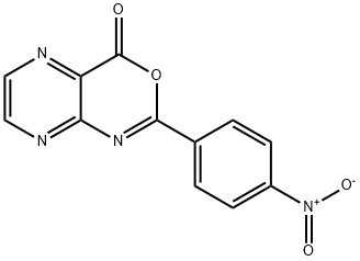 2-(4-Nitrophenyl)-4H-pyrazino[2,3-d][1,3]oxazin-4-one Struktur