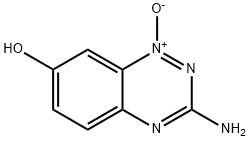 3-AMINO-7-HYDROXYBENZO[E][1,2,4]TRIAZINE 1-OXIDE Struktur