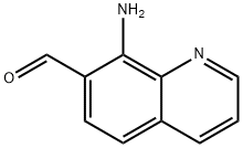 8-Amino-7-quinolinecarbaldehyde Struktur