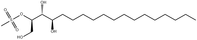 (2R,3R,4R)-1,2,3,4-Octadecanetetrol 2-Methanesulfonate Struktur