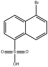 5-Bromonaphthalene-1-sulfonic acid Struktur