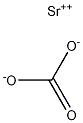 Strontium carbonate Struktur