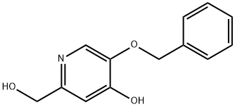 5-(BENZYLOXY)-2-(HYDROXYMETHYL)PYRIDIN-4-OL Struktur