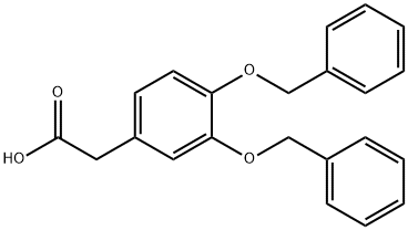 2-(3,4-Bis(benzyloxy)phenyl)acetic acid Struktur