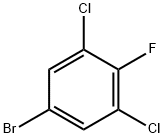 5-Bromo-1,3-dichloro-2-fluorobenzene Struktur