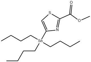 Methyl 4-(tributylstannyl)thiazole-2-carboxylate Struktur