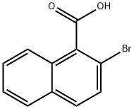 2-Bromonaphthalene-1-carboxylic acid Struktur