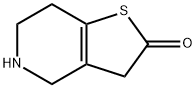 4,5,6,7-Tetrahydrothieno[3,2-c]pyridin-2(3H)-one Struktur