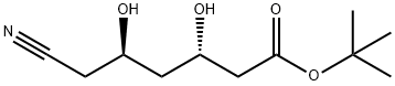 (3S,5R)-6-Cyano-3,5-dihydroxy-hexanoic Acid tert-Butyl Ester Struktur