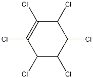 Cyclohexene, 1,2,3,4,5,6-hexachloro- Struktur