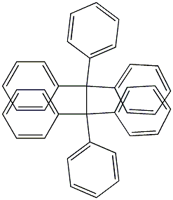 Hexaphenylethane Struktur