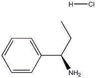 (R)-(+)-1-Amino-1-phenylpropaneHCl Struktur