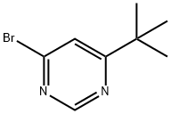 4-Bromo-6-tert-butylpyrimidine Struktur