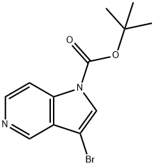 1-Boc-3-bromo-5-azaindole Struktur