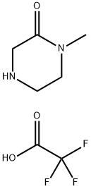 1-methylpiperazin-2-one trifluoroacetate Struktur