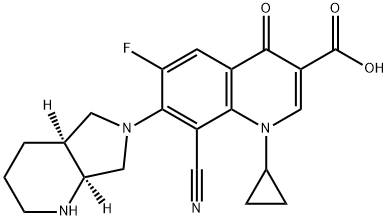 Pradofloxacin Struktur