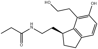 (S)-N-[2-[2,3-Dihydro-6-hydroxy-7-(2-hydroxyethyl)-1H-inden-1-yl]ethyl]propanamide